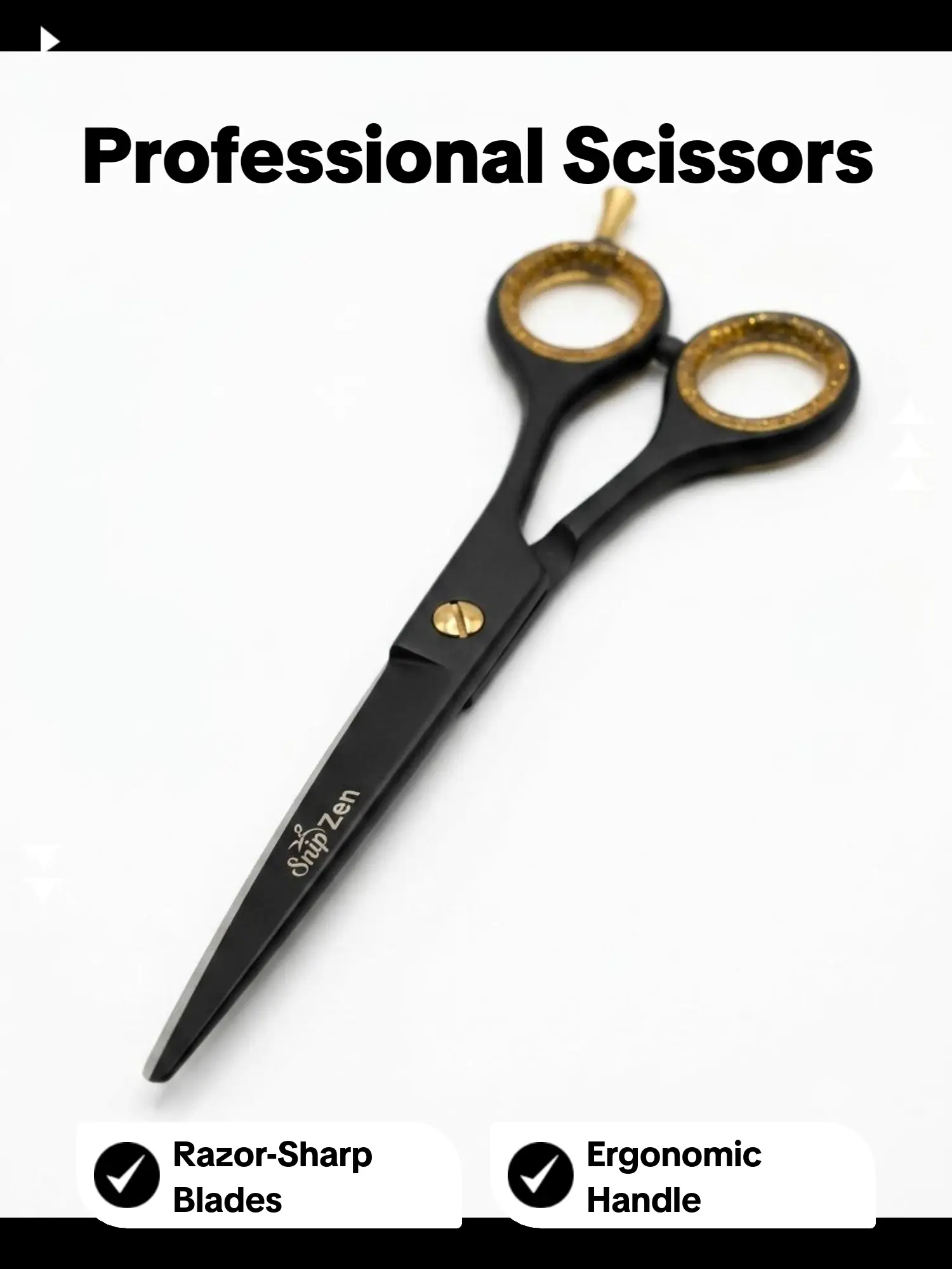 Professional Barber Hair Scissors 6-inch Japanese J2 Steel, Set of 2, Durable Haircare Tool, Sharp Ergonomic, Precise Cut for Salons & Stylists, Dry Hair Grooming for Men & Women sohochic