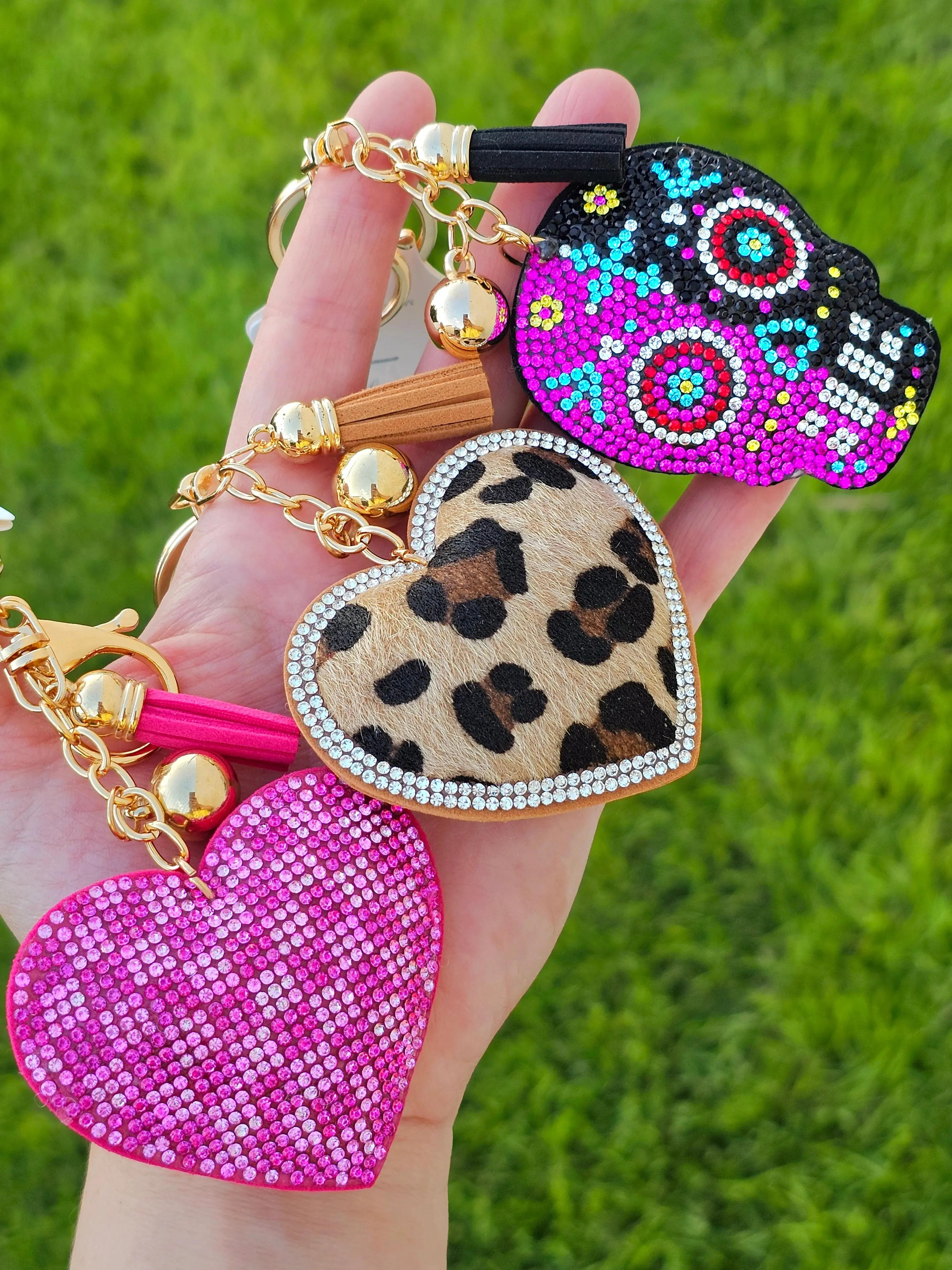 Fashion keychain with crystals Fashion keychain with crystals