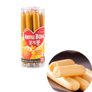 WAWANG FOOD Korean Crab Flavored Fish Sausage – 10 Sticks, 340g | Authentic & Tasty Fish Meat Snack