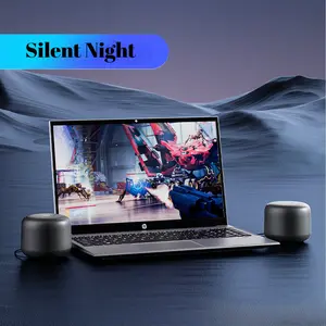 HP 2 Pack Mini Bluetooth Speaker - High-Quality Portable Wireless Speaker - Portable Outdoor Bedside Speaker