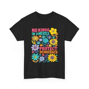 No Kings in America Shirt, Protest Democracy No Kings Since 1776 Shirt, Anti Trump Shirt, Political Shirts, Anti Maga Shirts, Crown No Kings Shirt, Protest Shirts, Nope Kings Shirt