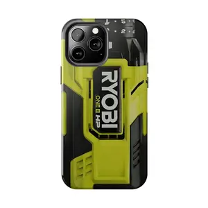 RYOBI with an industrial-inspired aesthetic | Compatible with iPhone 17 16 15Pro, 14, 13, 12, 11, 8, XR Mini, Pro Max, Plus & SAMSUNG GALAXY 21 S22 S23 S24 25 ULTRA PLUS Accessories Protection unisex