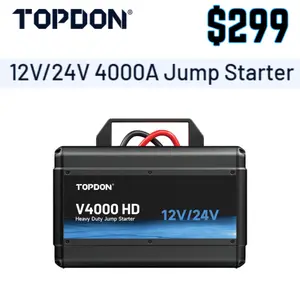 TOPDON V4000 HD One Jump Starter for All Your Heavy-Duty Needs