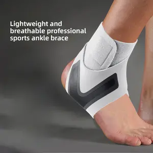 Kyncilor Outdoor Sports Fitness Ankle Support Running Cycling Ankle Brace Anti-Sprain Compression Elastic Breathable Thin Style gym stuff