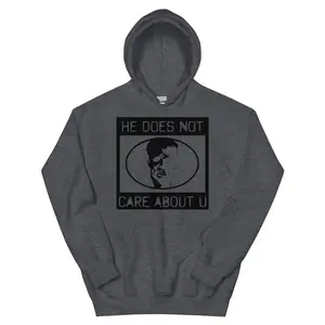 Old Record Label Anti-Trump He Does Not Care About You Unisex Hoodie