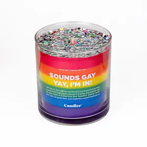 SOUNDS GAY, YAY IM IN Pride Candle by Candier