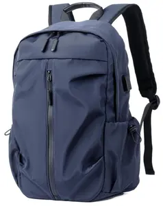 Elite bag, Backpack Casual with USB Port, 15 Inch Laptop Backpack Water-Resistant Dayback, Blue