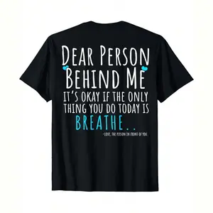 Mental Health And Suicide Prevention Awareness T-Shirt - Casual Crew Neck Design, Suitable For Outdoor Activities And Daily Wear - Unisex With Logo Design, Machine Washable, Suitable For All Seasons (Mental Health Advocacy Theme)