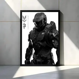 Halo Master Chief Spartan 117 Game, the perfect gift for Xbox fansWall Art Poster HD Print Unframed Aesthetic Room Home House Modern Wall Decor Trendy Gift.
