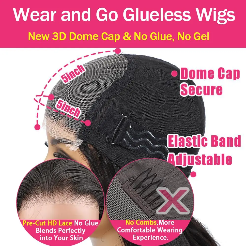 5x5 Glueless Wig