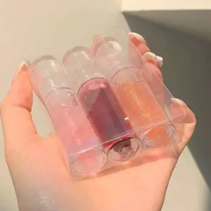 Mother's Day Gift 3-Pack Starry Sky Bright Lip Oil Set Ultra-Glossy Hydrating Lip Water Glossy Glass Moisturizing Formula with Vitamin E & Botanical Extracts Non-Sticky Texture