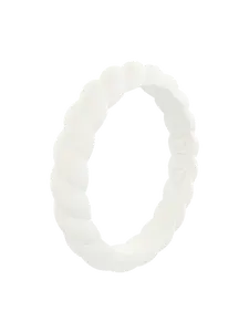 Women's Stackable Twist Silicone Ring