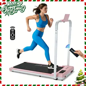 【New  Arrival】Over Self Colorful Foldable Treadmill with Handrail, Low noise motor - 300lbs Weight Capacity, Stable 2-in-1 Running Machine for Home&Ofifice Fitness #TikTokShopBlackFriday