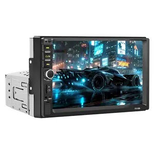 7 Inch Car Multimedia Player Display, Mp5 Car Radio with Fm Receiver, Touch Screen, USB/SD/aux Inputs, Steering Wheel Control, Car Video Player
