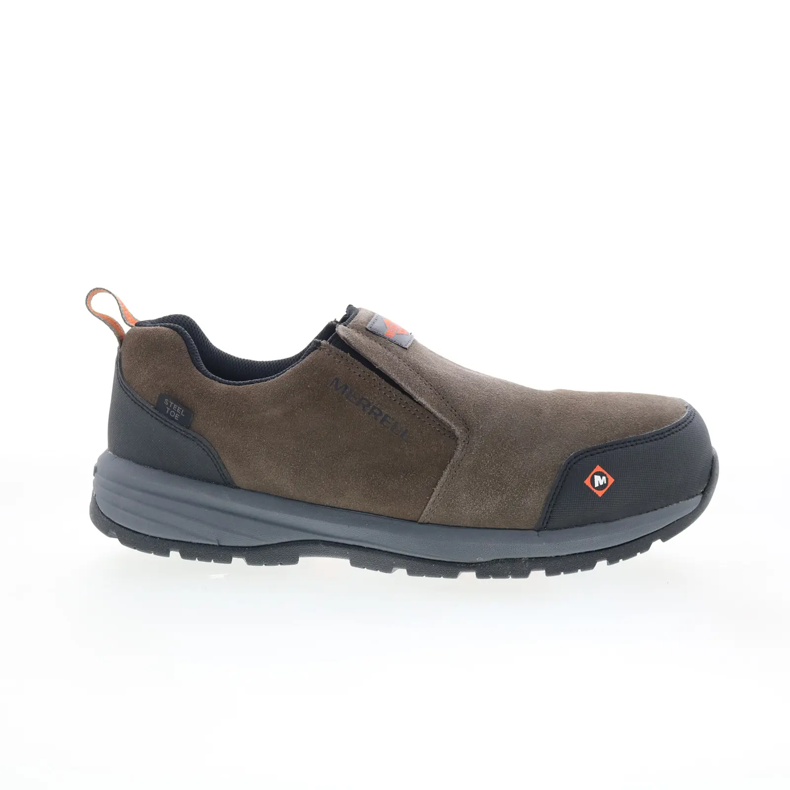 Merrell Windoc Moc Steel Toe J17829 Mens Brown Suede Work & Safety Shoes