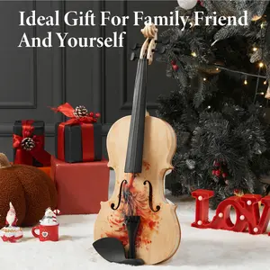 Professional 4/4 Full Size Violin| Premium Sound & Handcrafted Finish| Complete Kit & Perfect Gift for Musicians
