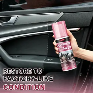 Car Interior Detailer and Protectant – Ultimate Durable UV Protection for Vinyl Rubber Plastic Surfaces, Waterless Spray Wax: Leather Cleaner for Car Interiors & Exteriors, Quick Detailer, Automotive Care Detailing Supplies, Glossy, Fathersdaygift