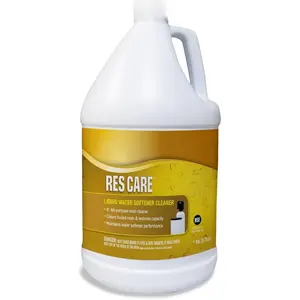Pro Products Res Care Water Softener Cleaner, All-Purpose Whole House Water Softener System Liquid Cleaning Solution Maintains Resin , 1-Gal Bottle