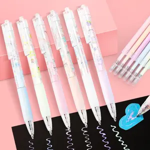 Point Glue Pen Set, 6 Counts/set Replaceable DIY Glue Pen Set, Multipurpose Easy To Use Pen-shaped Glue Pen, DIY Supplies, Aesthetic Pens