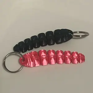 Rattlesnake tail keychain