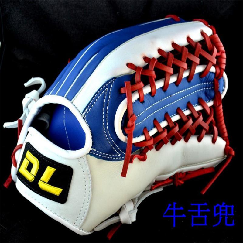 Recommended Hot Sale Taiwan Full Cowhide Baseball Glove Hard Style Infield Pitcher Glove with Snake Pattern Ball Stopper Pack of 2