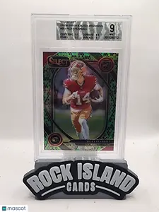 Ricky Pearsall 2024 Panini Select Prizm #285 Green+ Black Snakeskin /2 RC BGS 9
