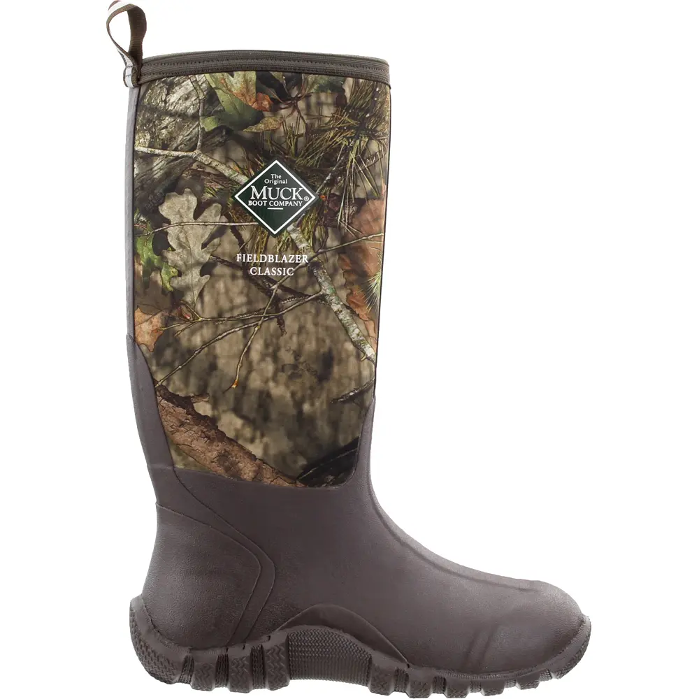 Muck Boot Mens Fieldblazer Classic Camouflage Round Toe Pull On Casual Boots Knee High - Brown
