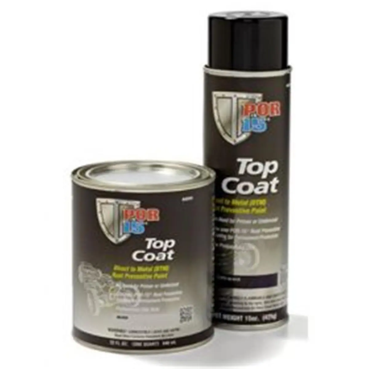 212 MAIN POR15 POR-46804 Gloss White Top Coat Rust Inhibitor Paint, 1 Qt Direct-Apply High-Gloss Coating for Automotive & Motorcycle Maintenance