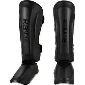 Muay Thai Shin Guards MMA Kickboxing Leg Instep Protective Pads Martial Art Sparring Gear for BJJ Karate Boxing Taekwondo Training for Men Adults Kids