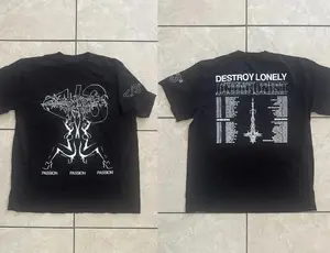 Retro Vintage Destroy Lonely Antagonist 2. Tour 2025 Ken Carson Merch T-shirt Unisex S-5XL, Vintage Band Tee, Graphic Tee