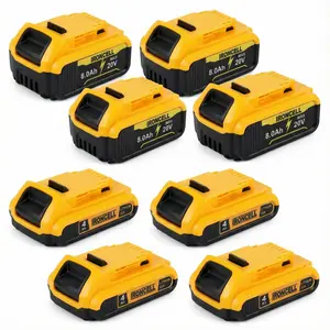 4.0Ah--8.0Ah Lithium Battery Replacement for Dewalt 20V Battery Lithium-ion MAXa Series dewalt batteries Stock up Compatible with DeWalt