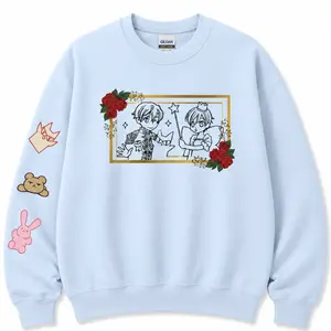Women's Graphic Hoodie, Ouran High School Host Club Sweatshirt, Casual Loose Fit Long Sleeve Cotton Polyester Pullover