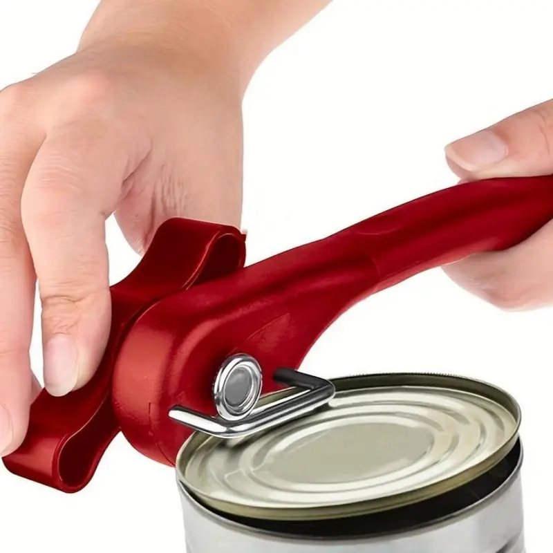 Manual Can Opener, 1 Count Hand Can Opener Portable Side Cut Soda Can Opener, Kitchenware Beverage Can Opener Tool for Home Kitchen Dining Room Picnic, Household Kitchen Gadgets Adjustable Can Opener