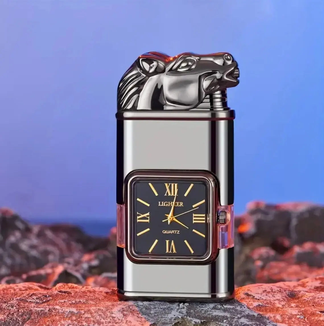 Custom Dual Watch & Lighter "Mustang" Custom Dual Watch & Lighter "Mustang"