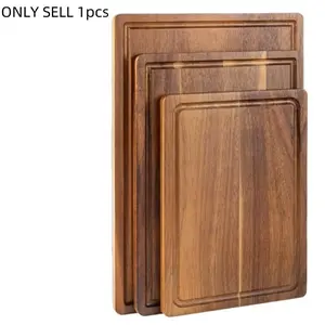 Portable Wooden Chopping Board for Camping, High-Quality Kitchen Tool, Safe Food Grade Material, Ideal for Couples & Families