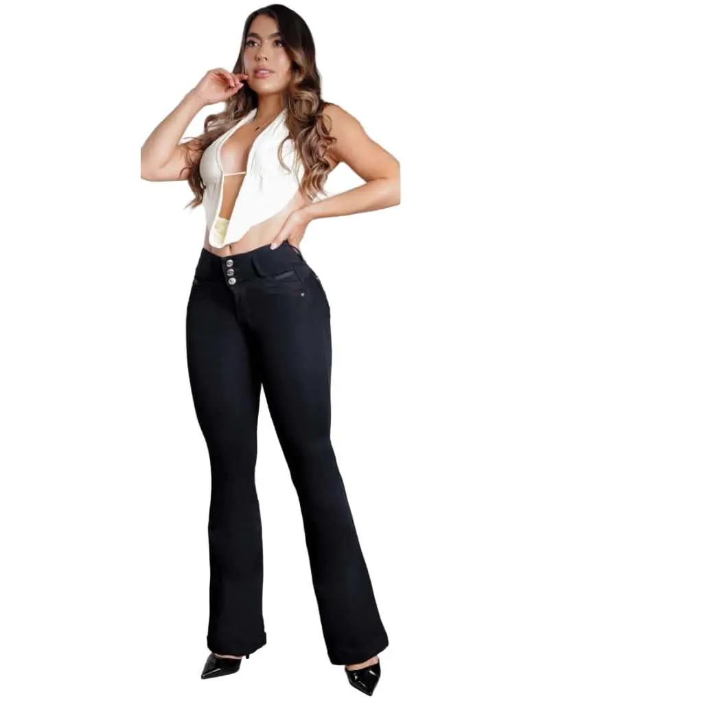Colombian Flared Jean's Bon Bon up 8448 butt lifter high waist tummy control