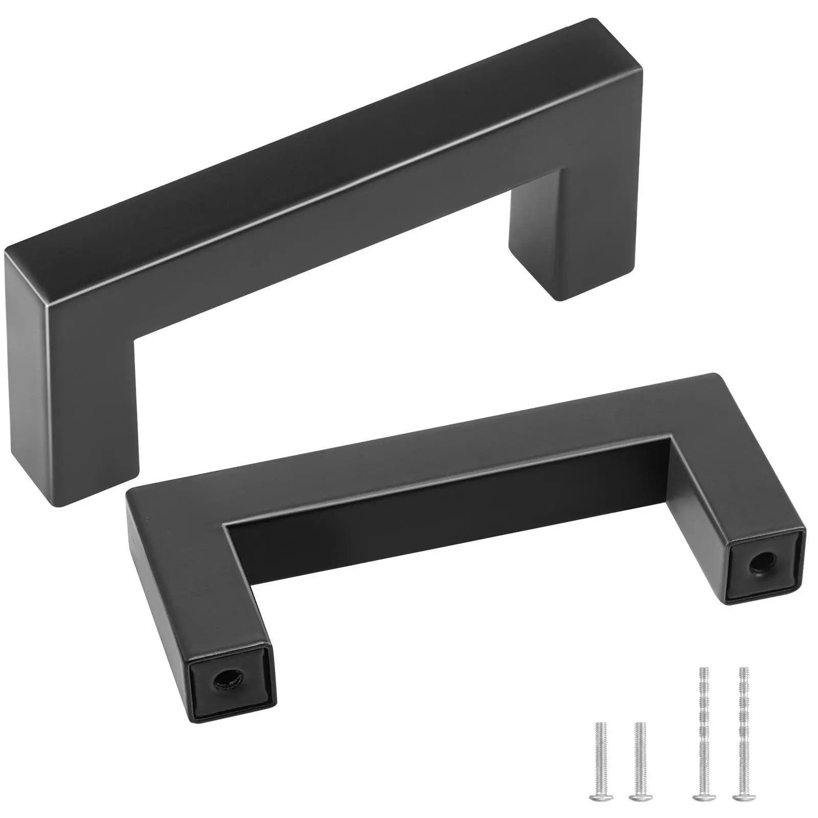 【SummerFinds】VEVOR 30 Pack Cabinet Pulls,  3in / 76mm Center to Center Slim Square Kitchen Cabinet Drawer, Stainless Steel Modern Kitchen Cupboard Door Handles for Kitchen Bathroom Bar Hardware Matte Black