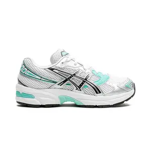 ASICS Gel-1130 White Aqua (GS) 1204A163-102 Youth Authentic Shoes Footwear Sneaker Trainer Comfortable Walking Fashion Trending Gift