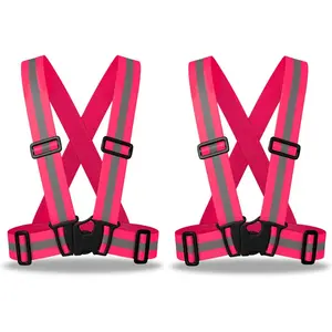 Reflective Vest 2 count |   Lightweight, Adjustable |   for Running,Cycling
