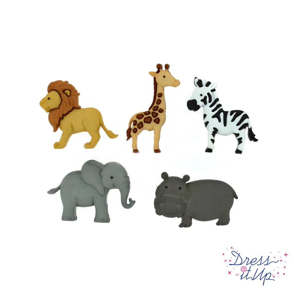 Zoo Cuties Animal Buttons Zoo Cuties Animal Buttons