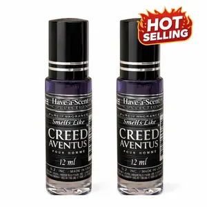 2 Pack E de B Creed Roll On Scent - 12ml Alcohol Free Long Lasting Fragrance in Travel Friendly Roller Size Bottle