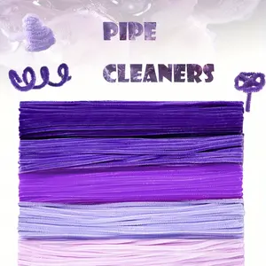 500 5-color mixed purple twist sticks