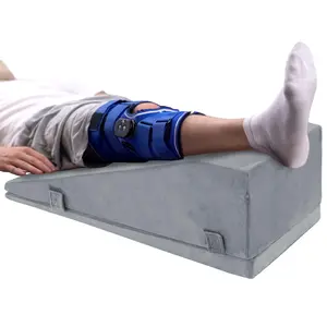 Leg Elevation Pillows for After Surgery, Adjustable Height Knee Surgery Recovery Equipment, Knee Replacement Recovery Aids for Hip Ankle Pain Relief Patent Pending, Single Leg