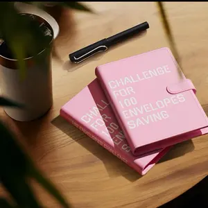 100 Envelopes Money Saving Challenge Binder, A5 Savings Challenges Book with Envelopes & Reusable Tracker, Savings Binder - Save $5050 in Fun & Motivating Way, A5 Envelope Challenge Binder Kit Mother's Day gift