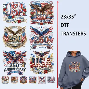12 PCS/Set Iron on Transfers 1776-2026 |   United We Stand DTF Transfers Ready to Press Heat Transfer Stickers Iron on Decals for T Shirts Hoodie DIY Crafts