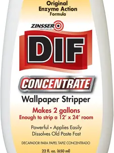 Zinsser DIF Wallpaper Stripper Concentrate 22oz – Fast & Effective Wallpaper Removal