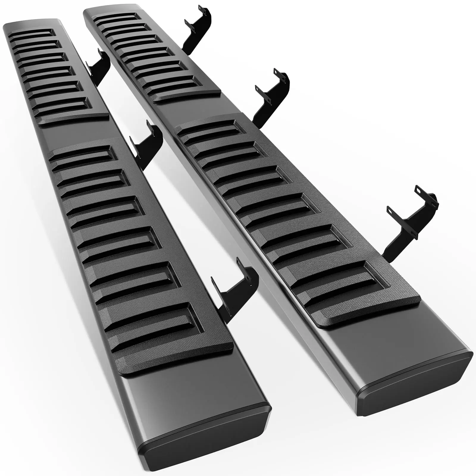 Yzona 6.5" Aluminum Alloy Truck Running Boards - Side Step Rails, Nerf Bars Compatible with 2015-2026 F150 & 2017-2026 F250 F350 4 Full-Size Door Super Crew Cab