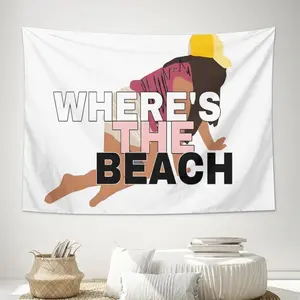 Jersey Shore Tapestry - Funny Tapestry Wall Hanging - Jersey Shore Tapestry  - Jersey Shore Party Decoration Flag Tapestries Cotton Decorative