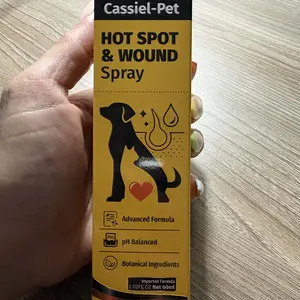 Cassiel Pet HOT SPOT&WOUND Spray,Pet Skin Sprays for Dogs&Cats-Nature Soothing Spray for Clean and Soft Skin,Reduces Itchy Scratching,Packaging upgrade