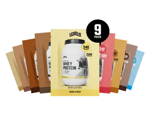 Levels Multi Pack Whey Protein, Grass Fed, No Artificials, 24G of Protein Levels Multi Pack Whey Protein, Grass Fed, No Artificials, 24G of Protein